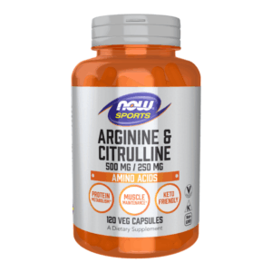 Arginine & Citrulline 500mg/250mg 120 Veg Capsules