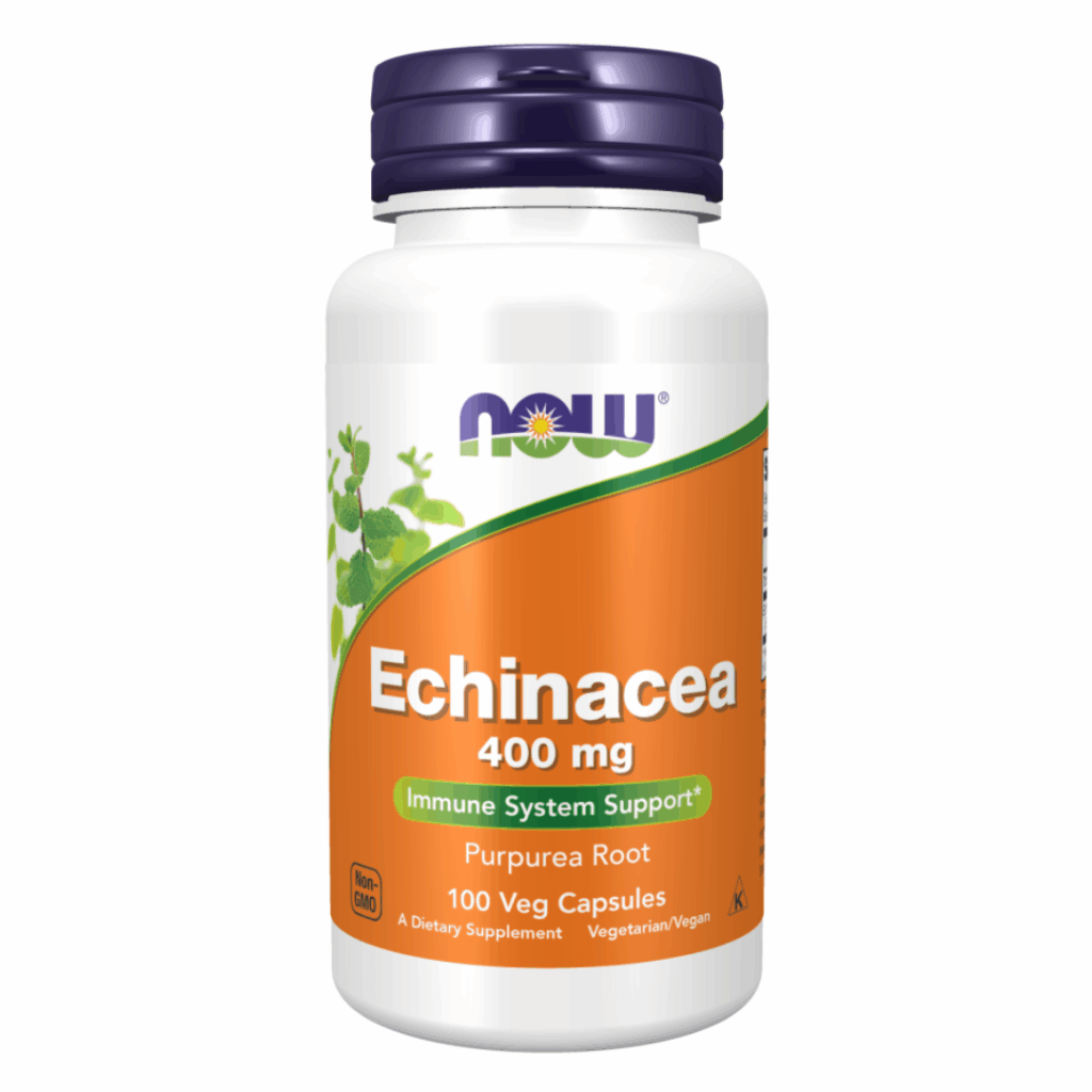 Echinacea 400 Mg De Now Foods - Boîte De 100 Capsules - Complément Alimentaire Neuf