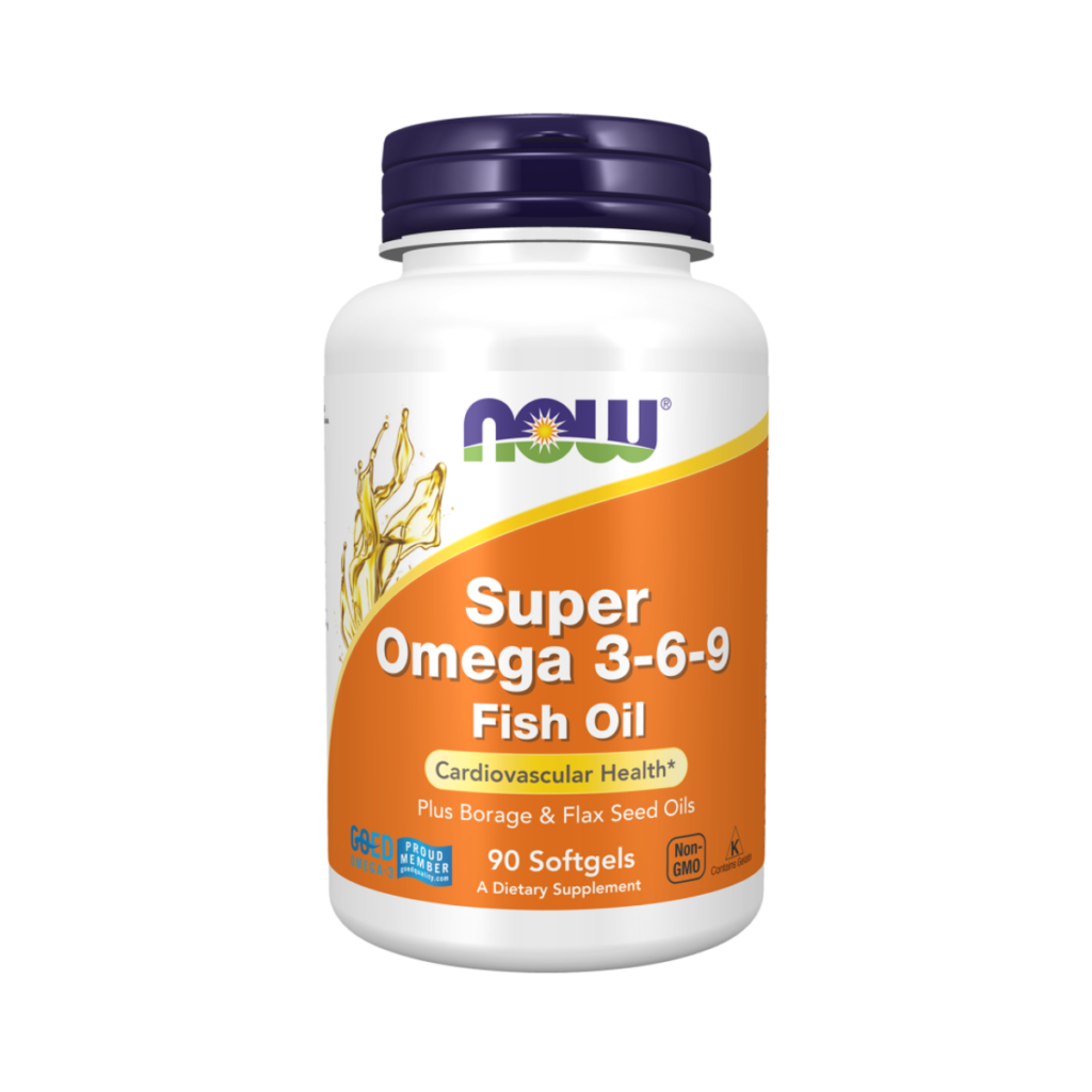 Super Omega 3-6-9 90 Softgels – NOW Foods Egypt