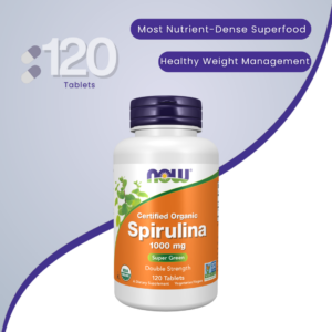 Spirulina, Double Strength, Organic 1000 mg
