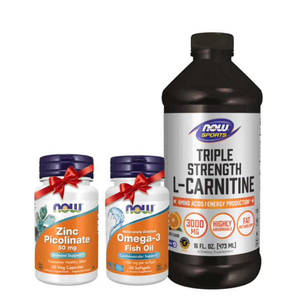 L-Carnitine, Zinc, Omega-3