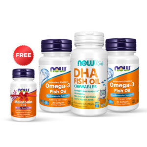 Omega-3 , DHA Kids ,Melatonin