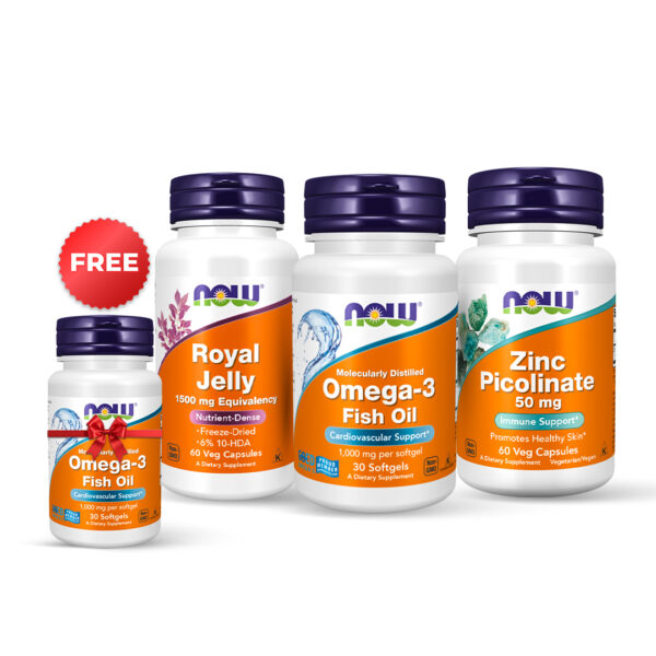 Omega-3 , Royal Jelly ,Zinc