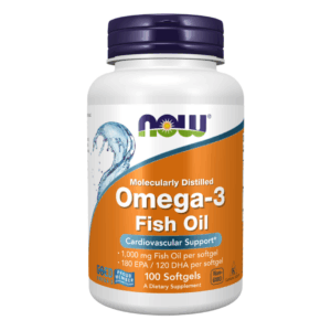 Omega 3 Fish Oil, Molecularly distilled 100 Softgels