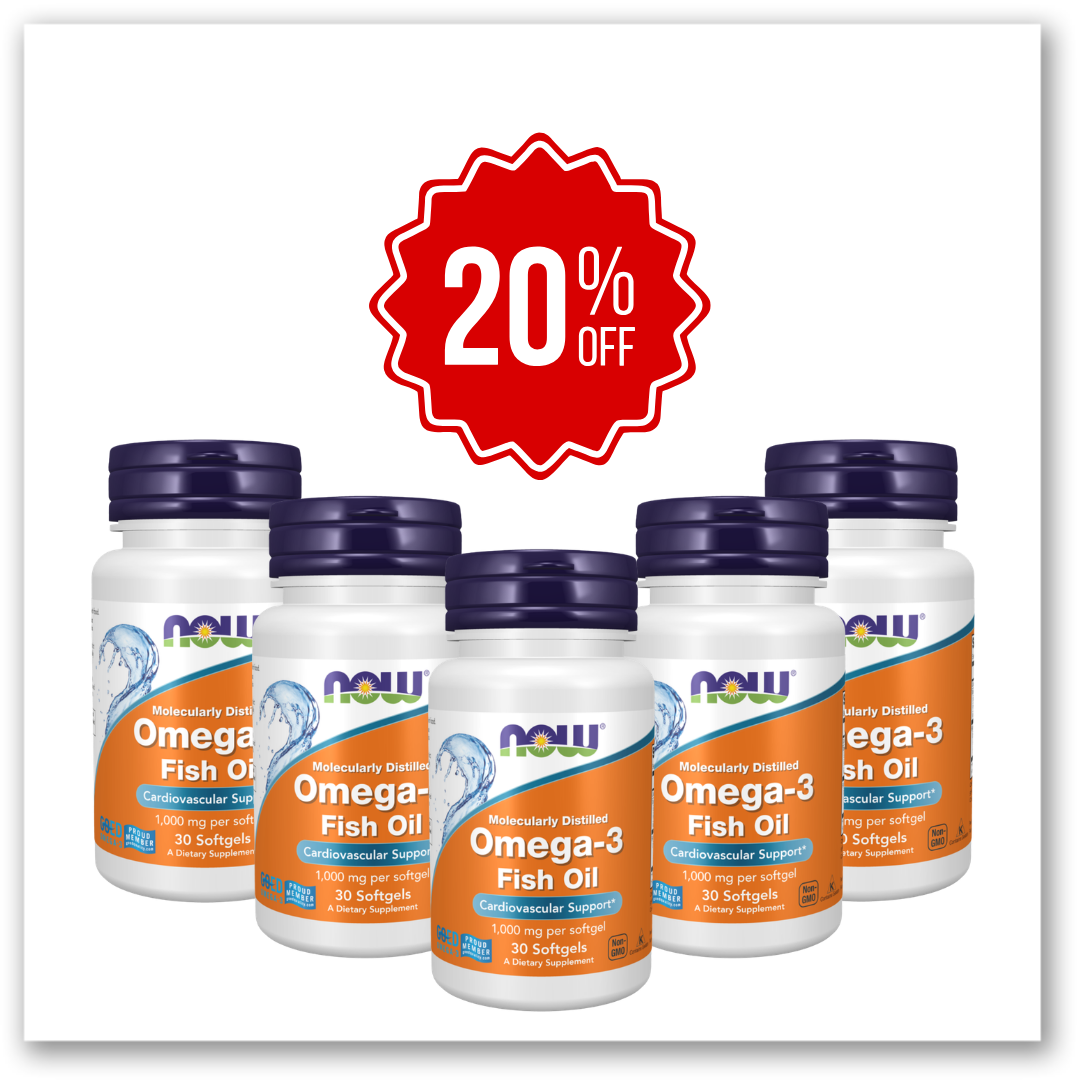 Family Health (4 Omega 3 (30 caps) & Get 1 Omega 3 FOR FREE)