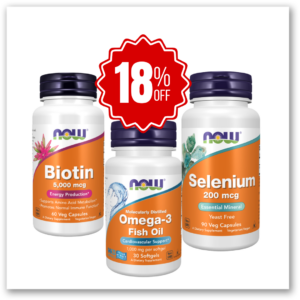 Hair Health  (Biotin + Selenium + Omega 3)