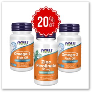 Study & Get Ready  (Omega 3 +  Zinc Picolinate + Omega 3 FREE)