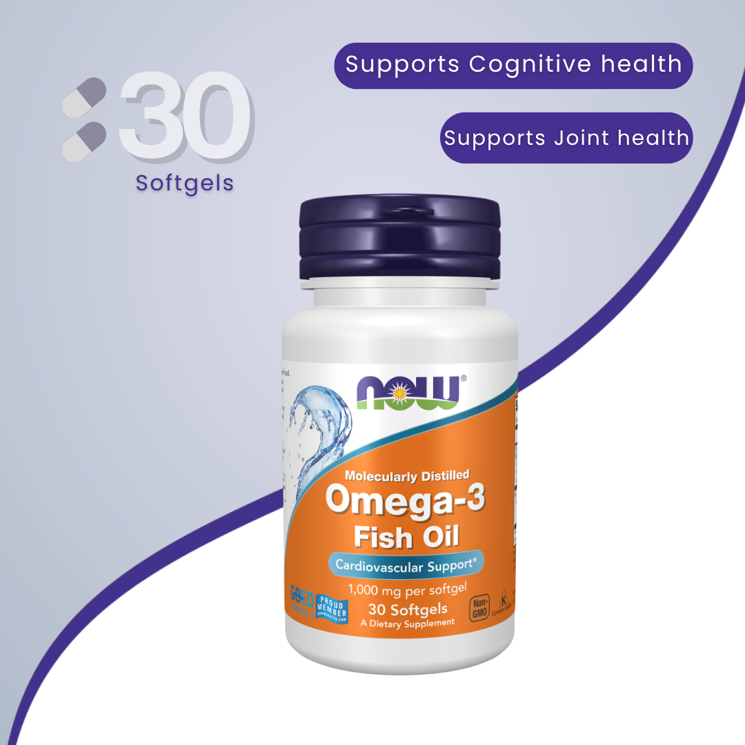 Omega 3 Fish Oil, Molecularly distilled