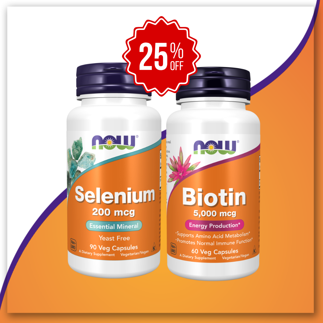 Healthy Hair .. Radiant Skin (Biotin 5000 + Selenium get 25% OFF)