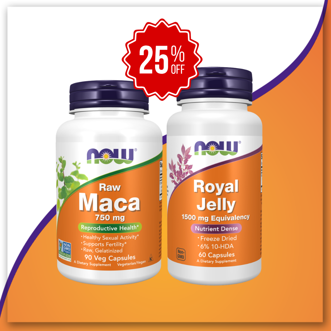 Fertility Bundle (Maca + Royal Jelly get 25% off)