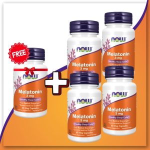Buy 4 Melatonin 3 mg get 1 free